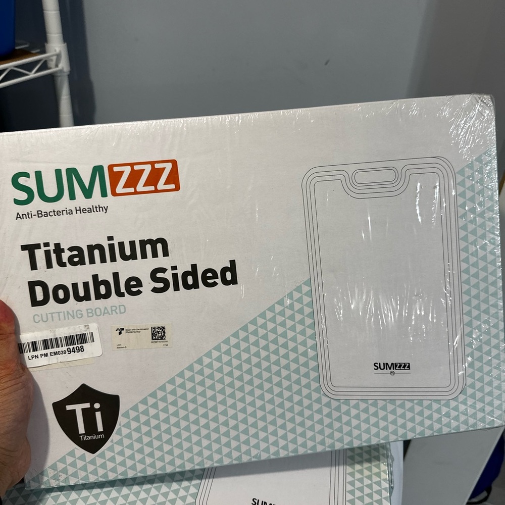 SUMZZZ Titanium Double Sided Cutting Board